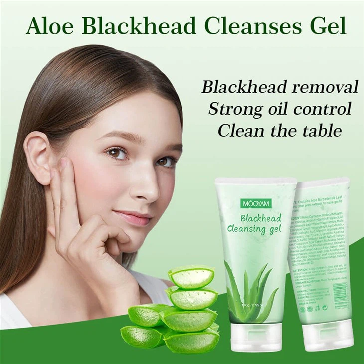 MOOYAM Aloe Vera Blackhead Cleansing Gel – Deep Pore Cleanse For Fresh, Smooth Skin